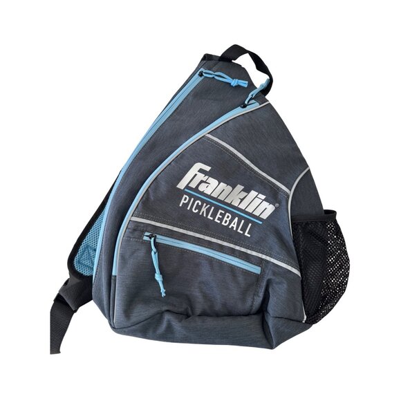 Franklin Pickleball Racket Case Bag NWOT Gray Pockets Shoulder Bag $36 - Picture 6 of 9